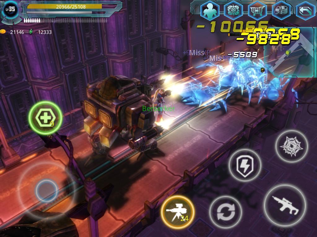 Alien Zone Raid Game Screenshot