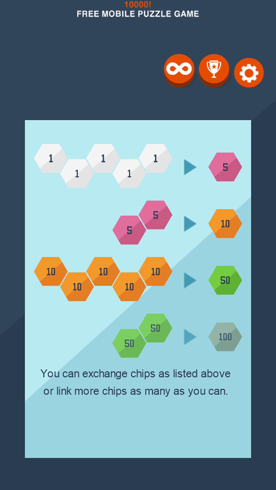 Cuplikan Layar Game 10000! - puzzle (Big Maker)