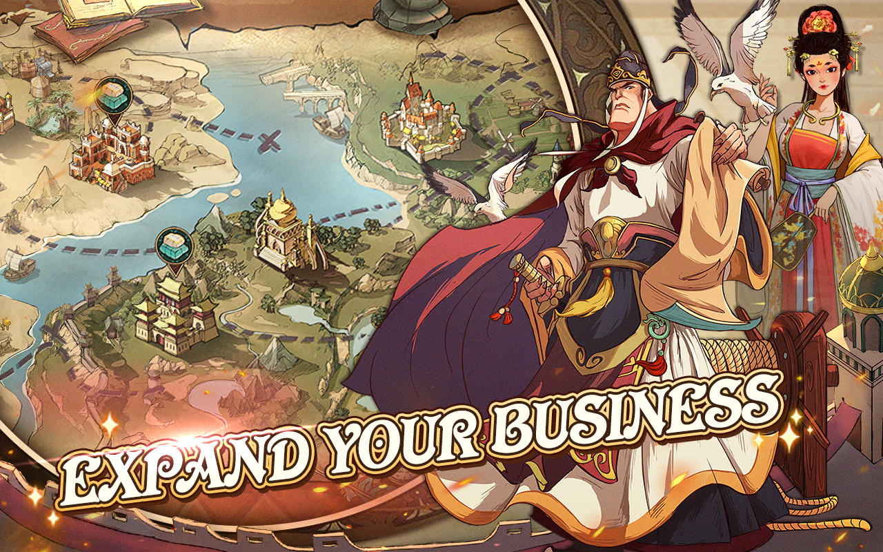 Golden Bazaar: Game of Tycoon Game Screenshot