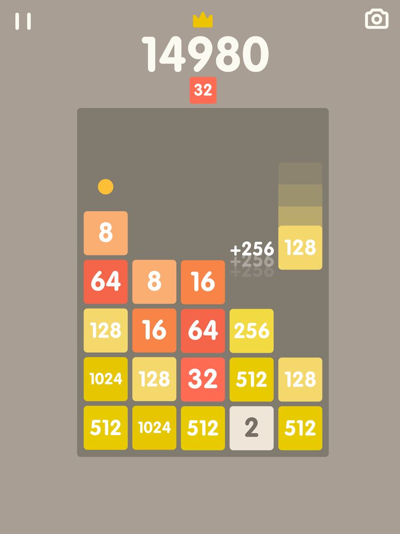 2048 Bricks screenshot game