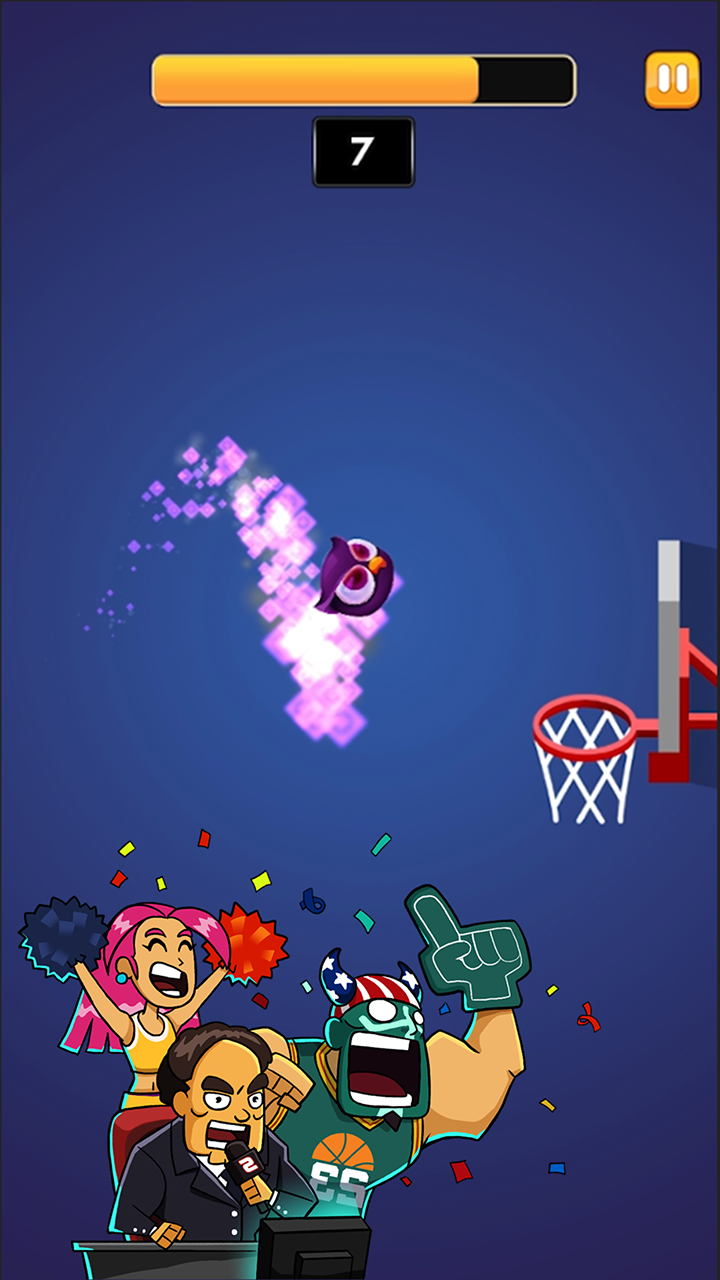 Screenshot 1 of Dunk ပွဲစဉ်- ဘတ်စကတ်ဘော ရိုက်ချက် 1.1