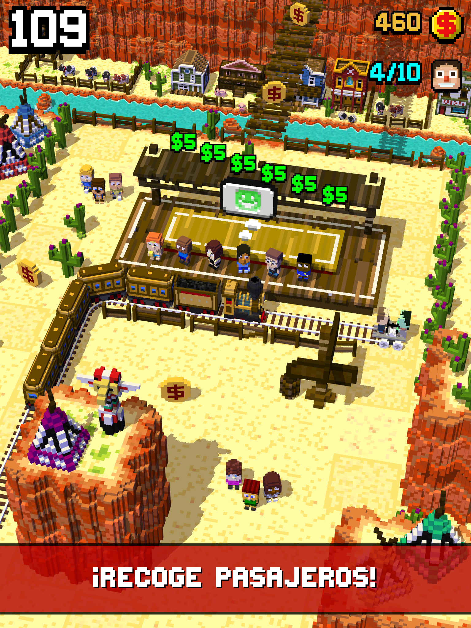 Captura de Pantalla del Juego Tracky Train