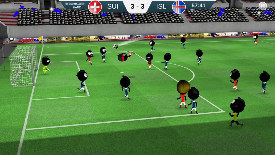 Screenshot of Stickman Soccer
