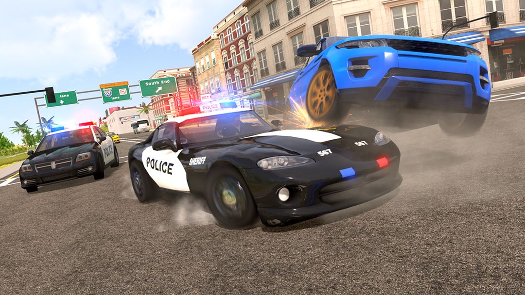 Screenshot of Police Drift Car Driving