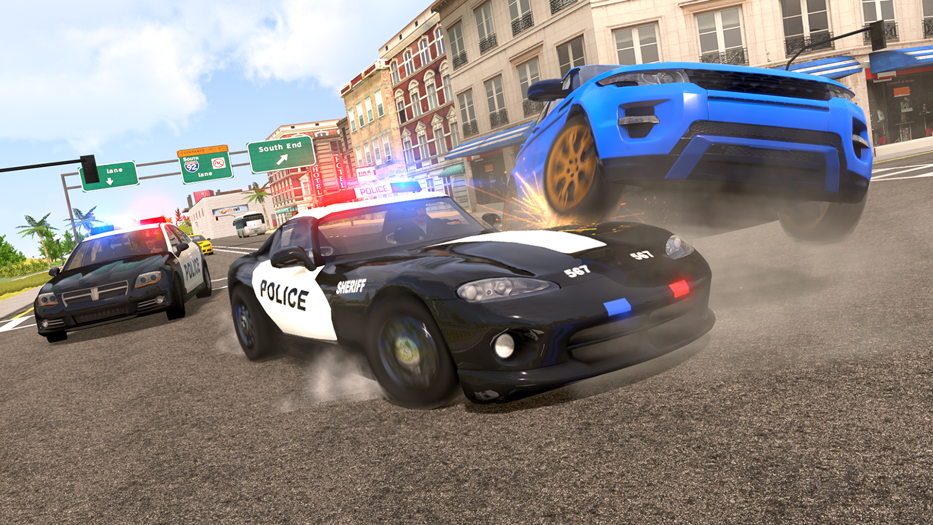 Police Drift Car Driving Game Screenshot