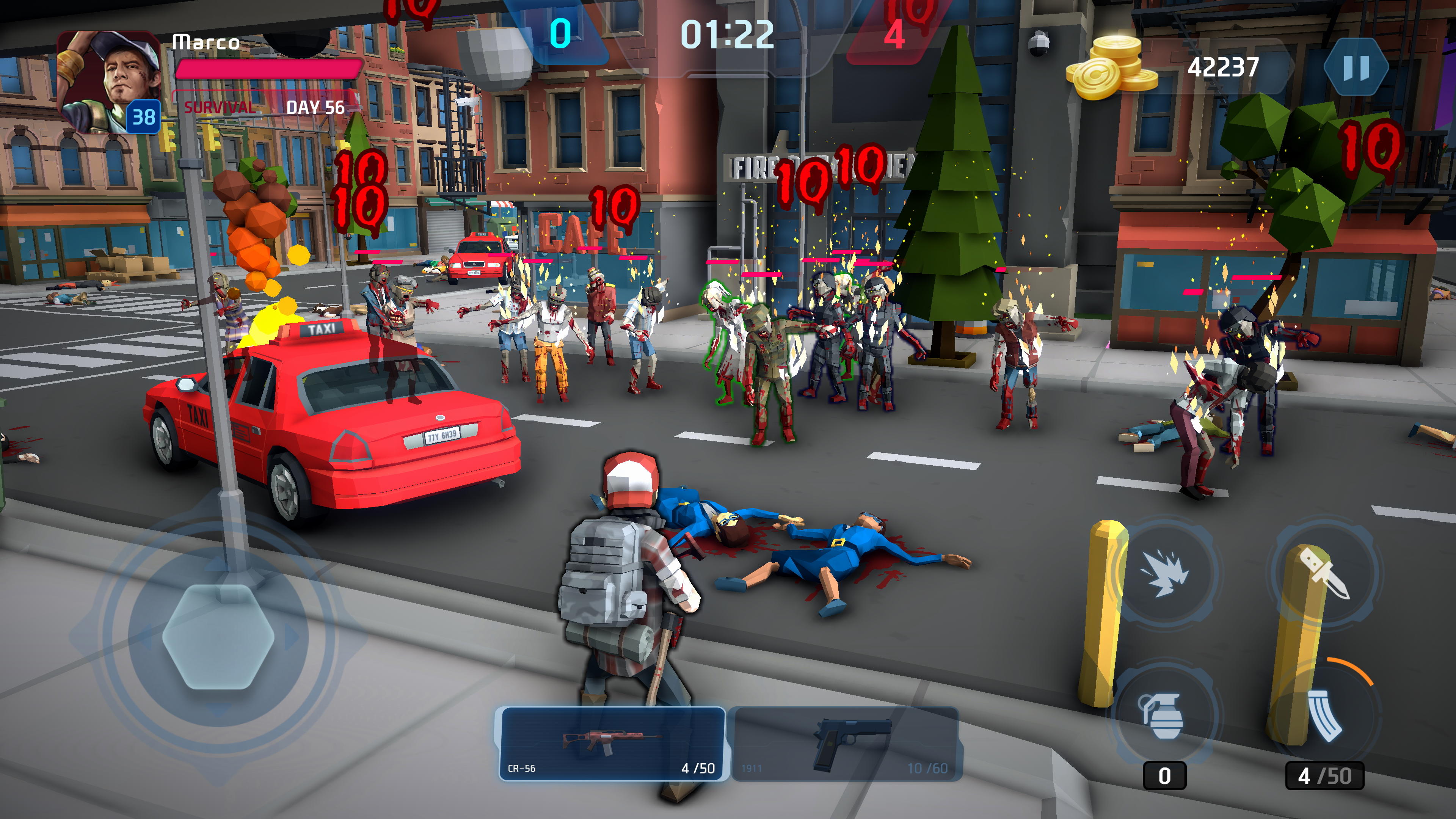 Screenshot of The Survival Days: Zombie Game