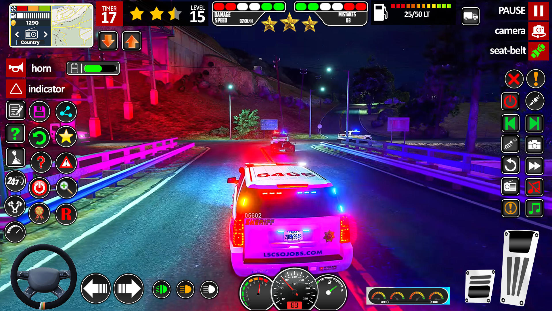 Police Car Parking Game 2025 Game Screenshot