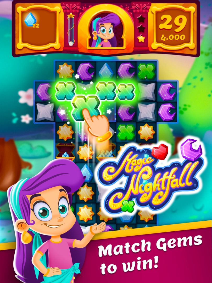 Magic Nightfall screenshot game