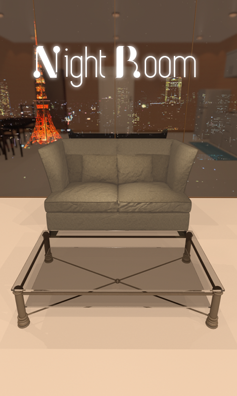 脱出ゲーム　Night Room Game Screenshot