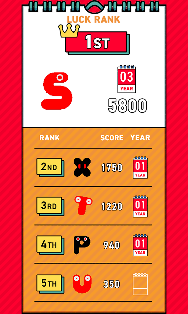 Screenshot of February of Cards