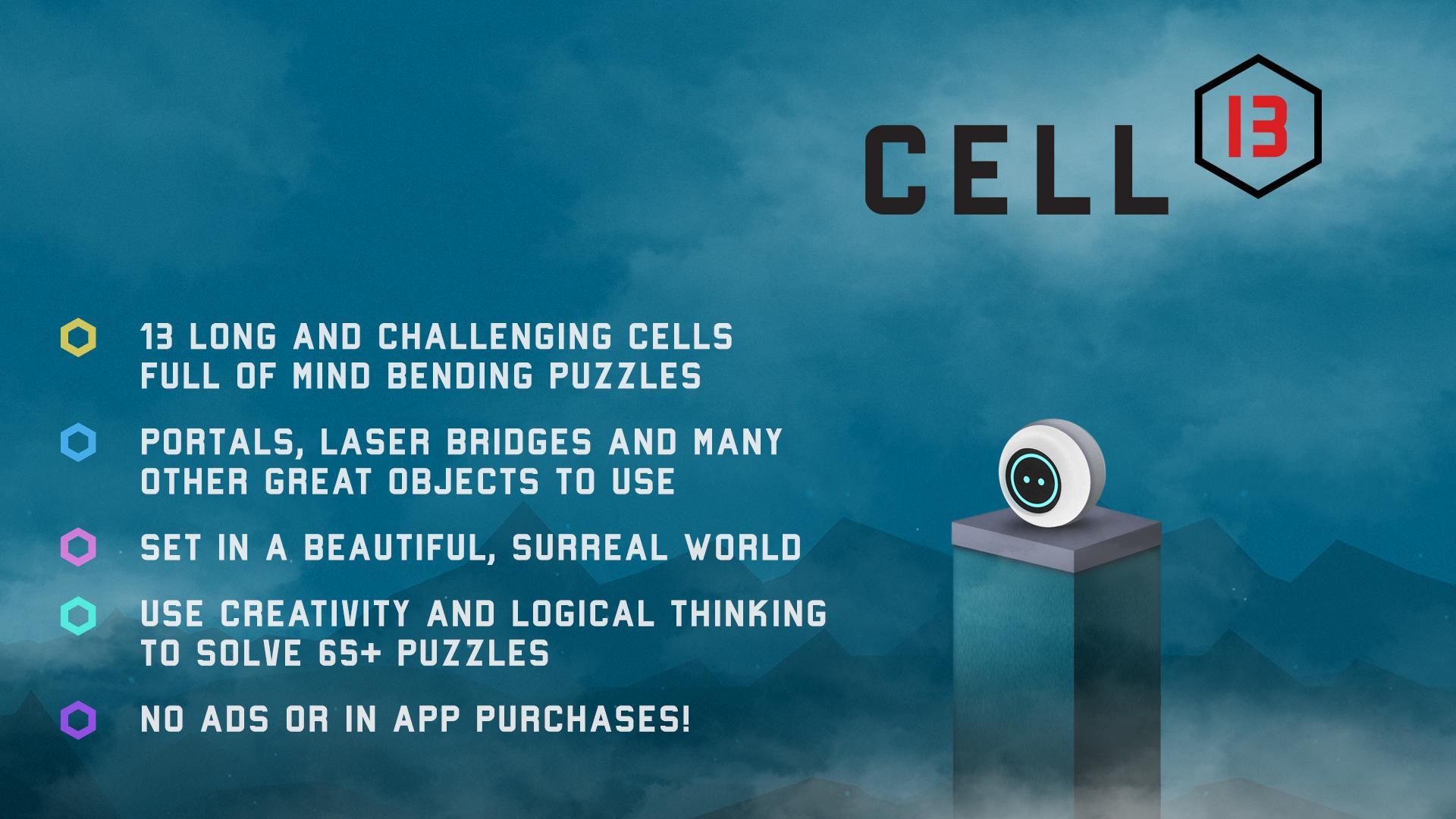 CELL 13 - Physics Puzzle Game Screenshot