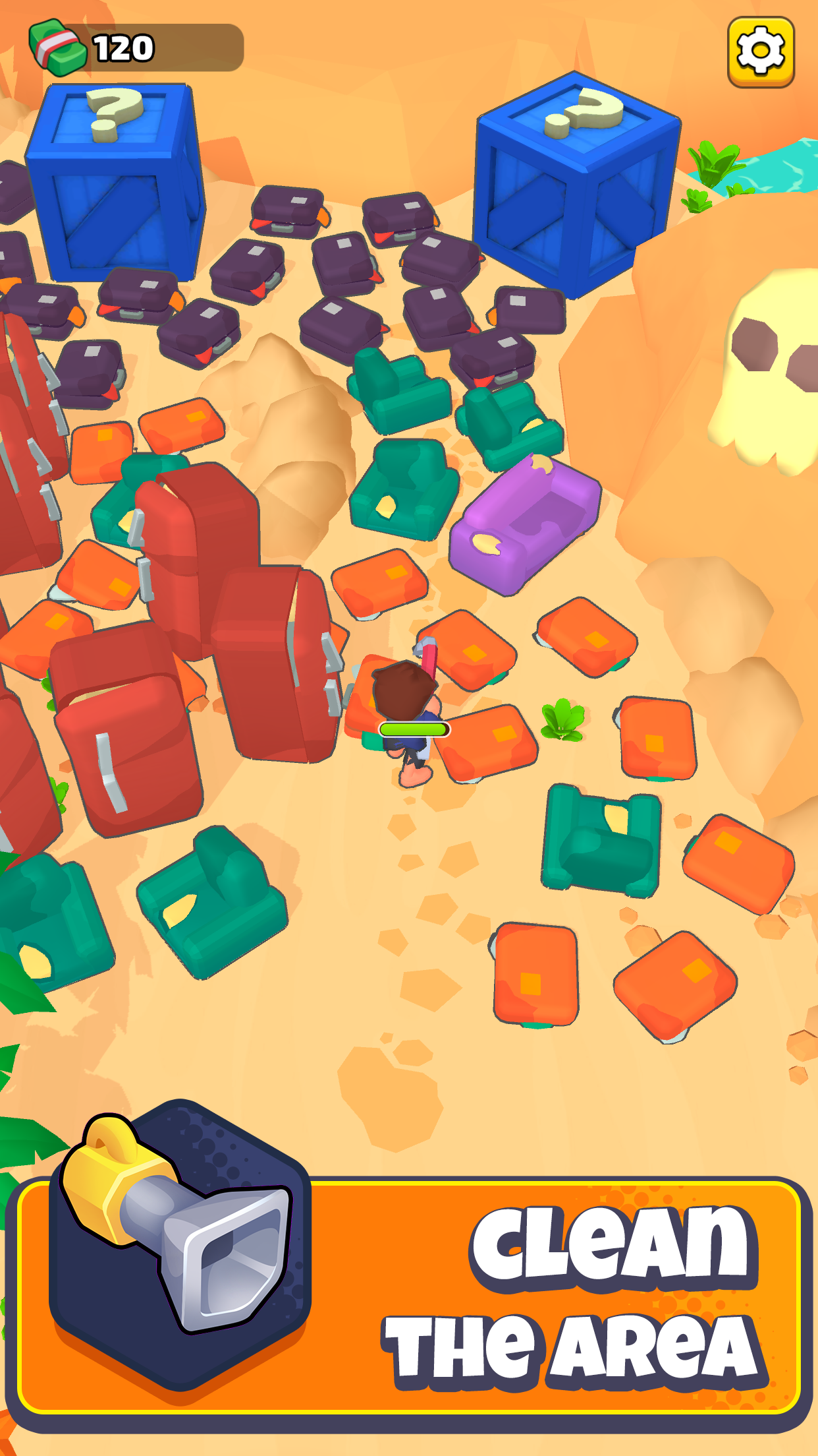 Clean n Craft Game Screenshot