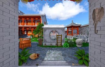 Escape Game Studio - Chinese Residence Game Screenshot