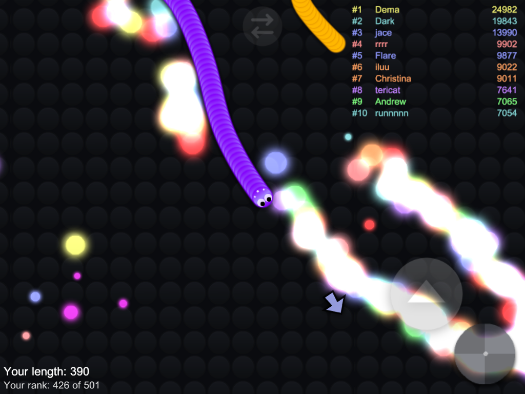Snake Snither Battle IO 2017 Game Screenshot