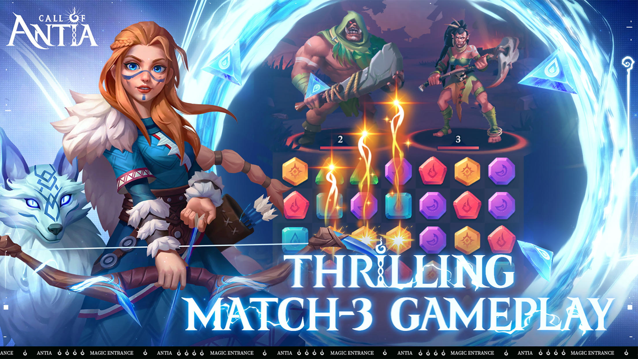 Call of Antia: Match 3 RPG Game Screenshot