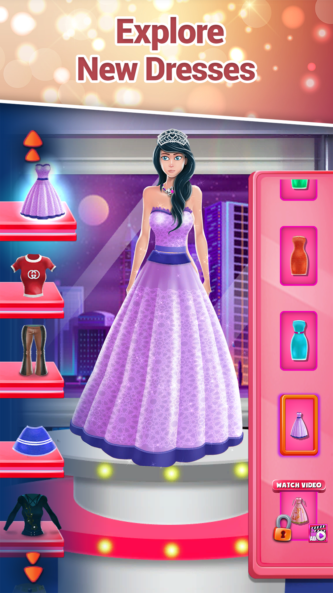 Cuplikan Layar Game Right Or Left: Dress up Magic