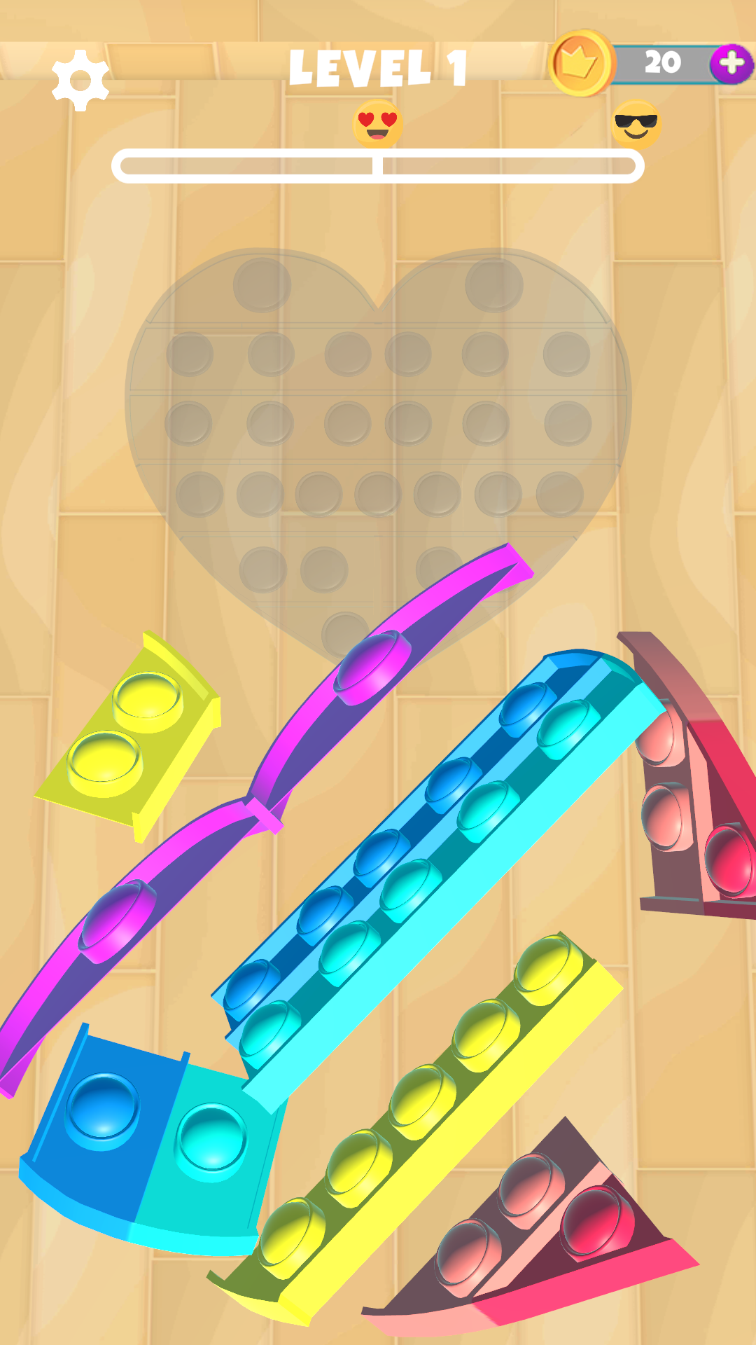Скриншот игры Pop It Puzzle