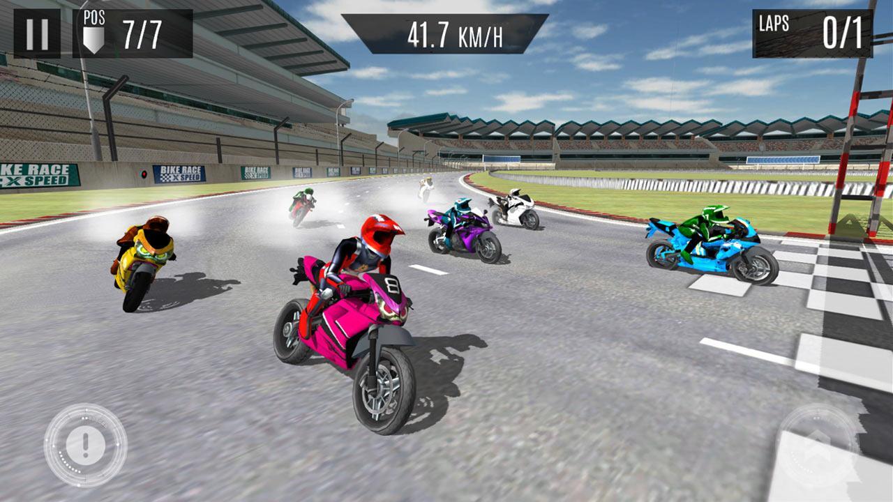 Screenshot 1 of Bike Race X bilis - Moto Racing 