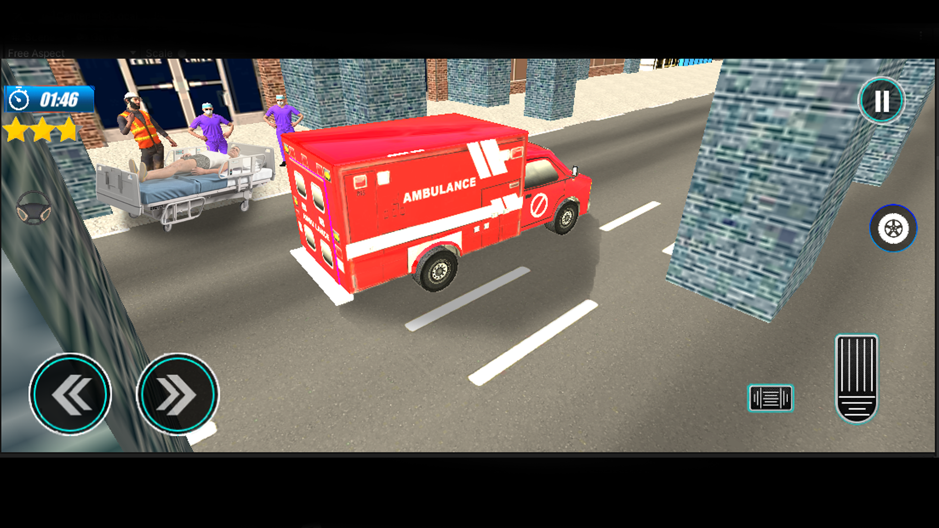 Ambulance Drivers Emergency Game Screenshot