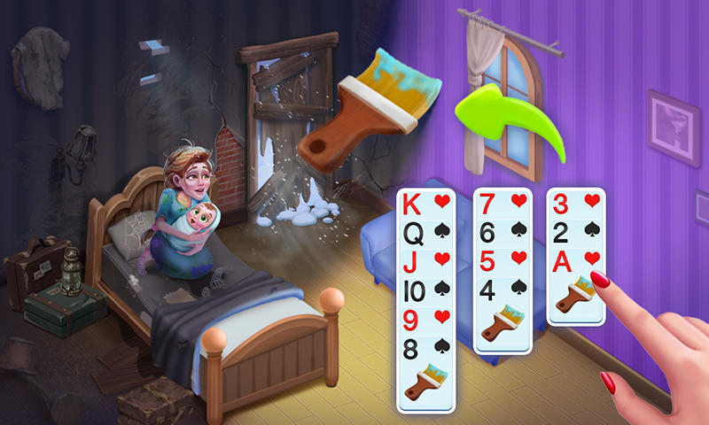 Solitaire - Life Challenge Game Screenshot