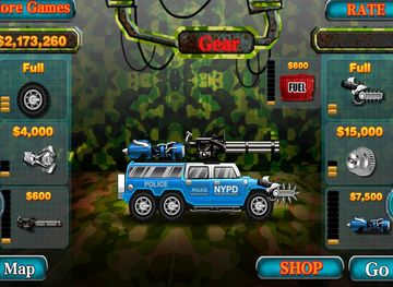 Smash Police Car - Outlaw Run Game Screenshot