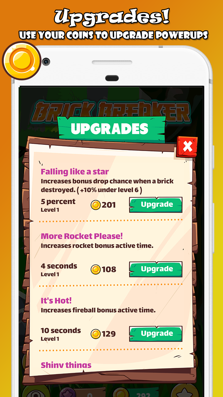 Ảnh chụp màn hình Brick Breaker 2: Breakout