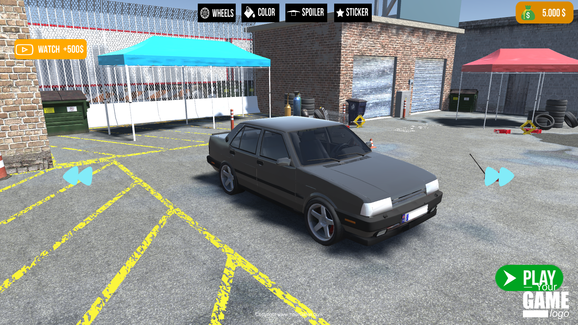 Drift Car 3D Simulator Game Screenshot