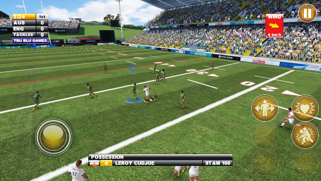 Screenshot of Rugby League Live 2: Quick
