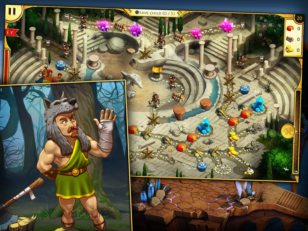 12 Labours of Hercules V (Plat screenshot game