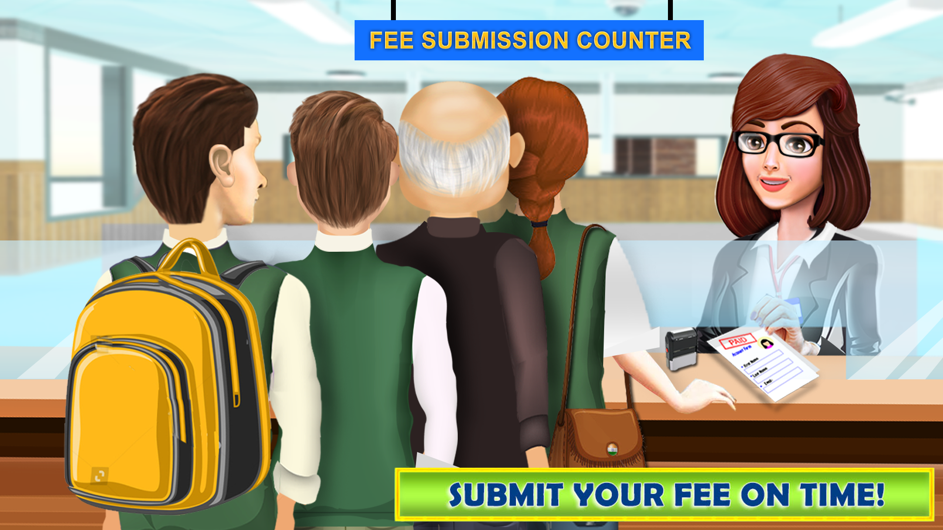 School Cashier Games For Girls Game Screenshot