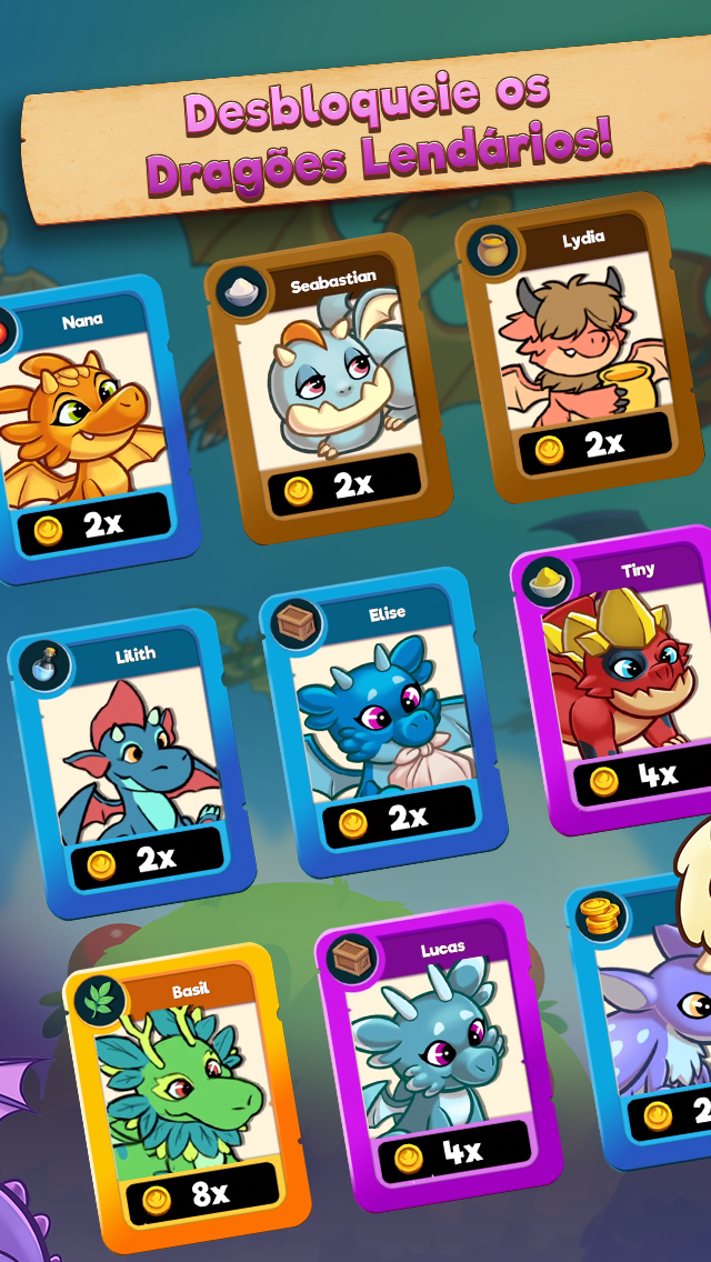 Captura de Tela do Jogo Dragon Idle Adventure