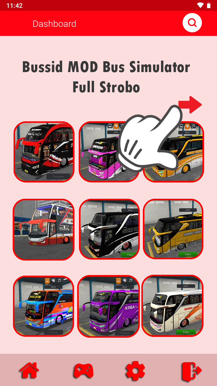 Mod bussid X Bus Tunggal Jaya Game Screenshot