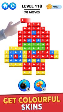 Tap Block Away: 3D Cube Puzzle 게임 스크린샷