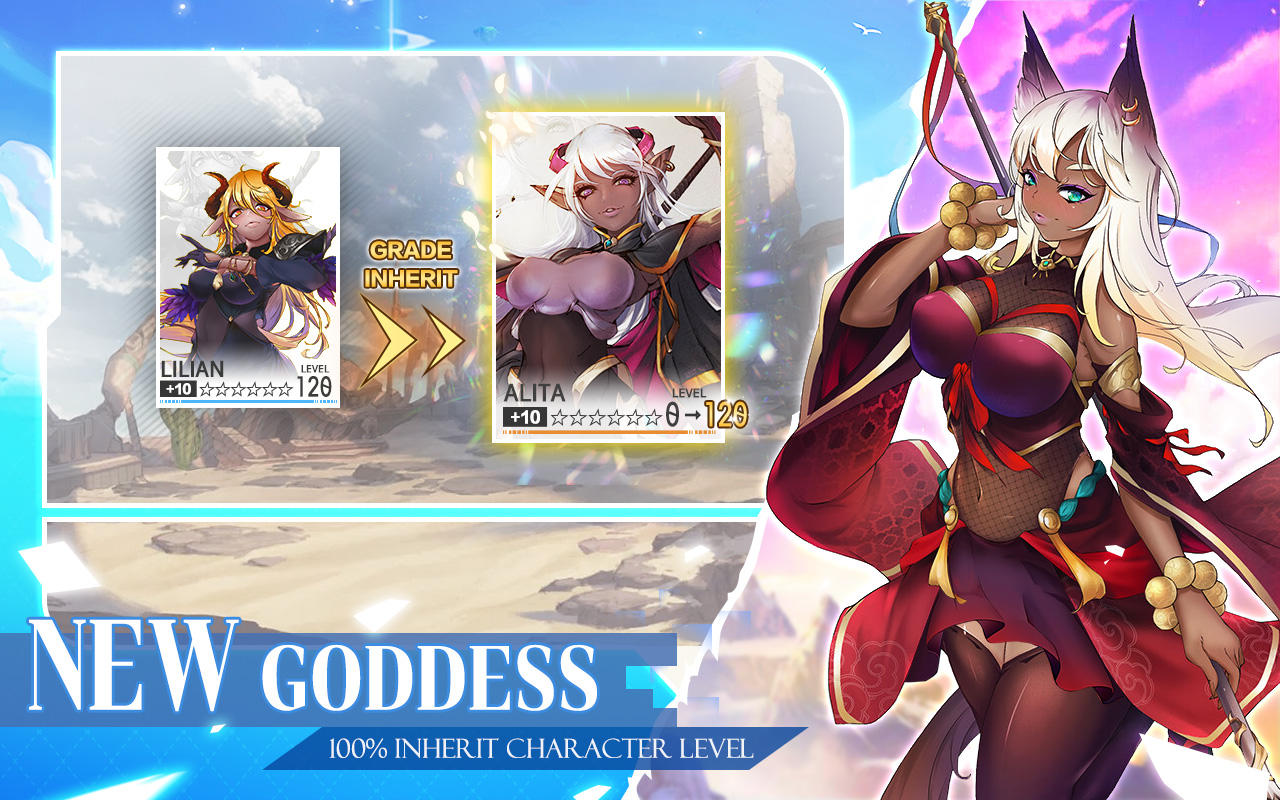 Goddess Guardian 게임 스크린 샷