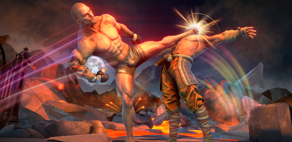 Banner of Fighting Games Kombat Game 