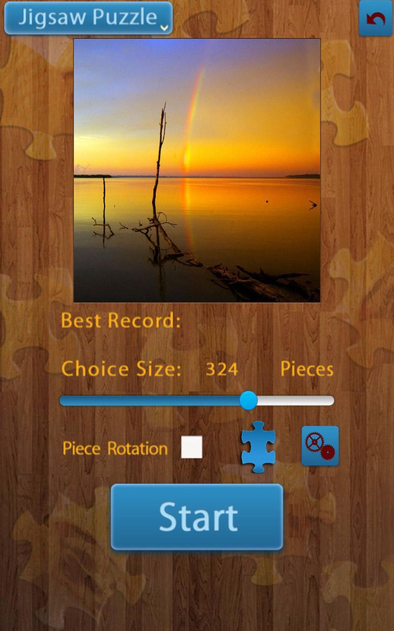 Rainbow Jigsaw Puzzle Game Screenshot