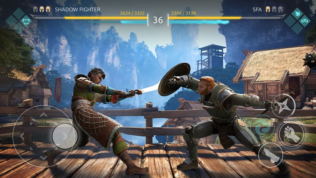 Shadow Fight 4: Arena 게임 스크린 샷