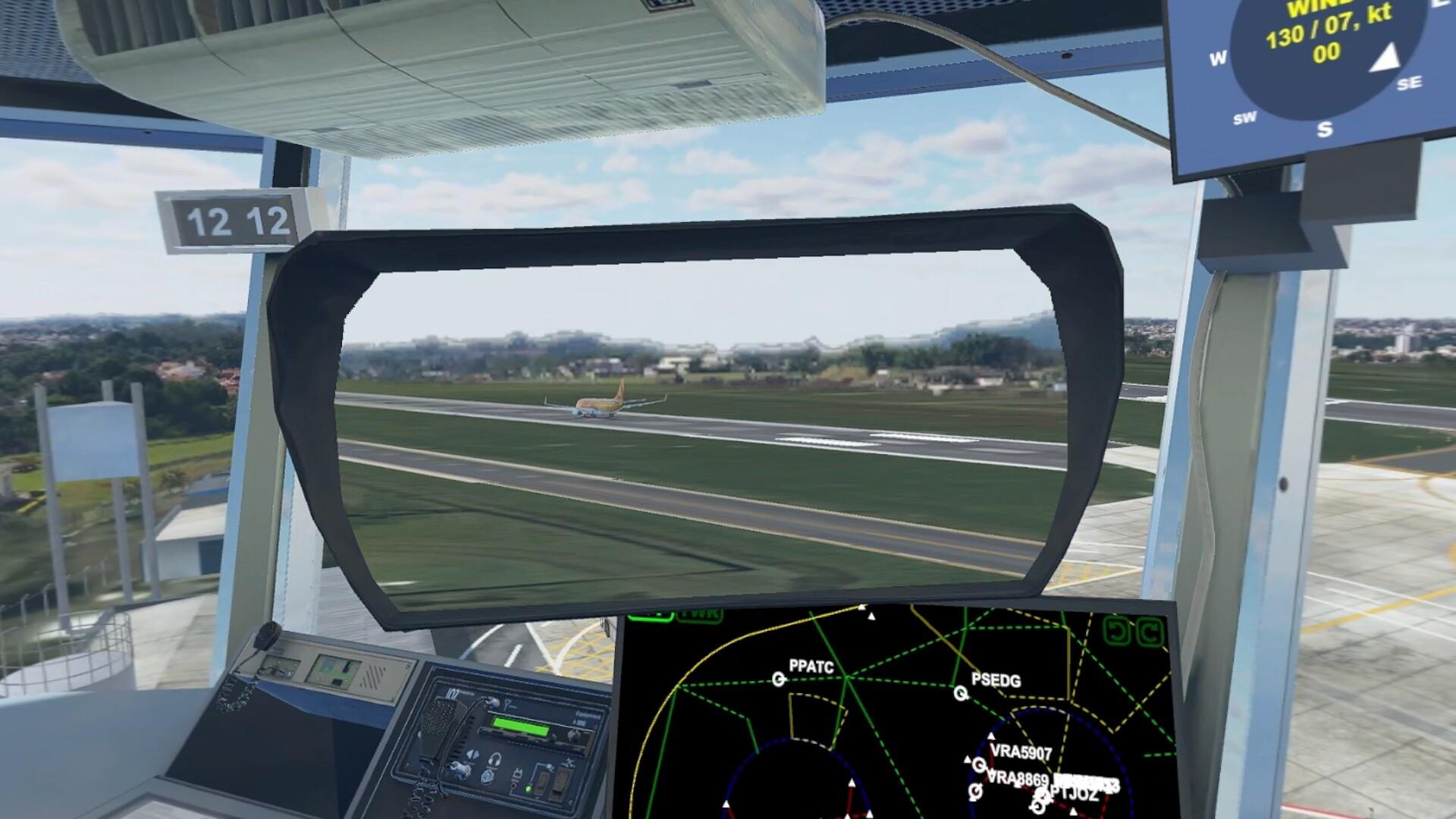 Cuplikan Layar Game V-Air Traffic Control