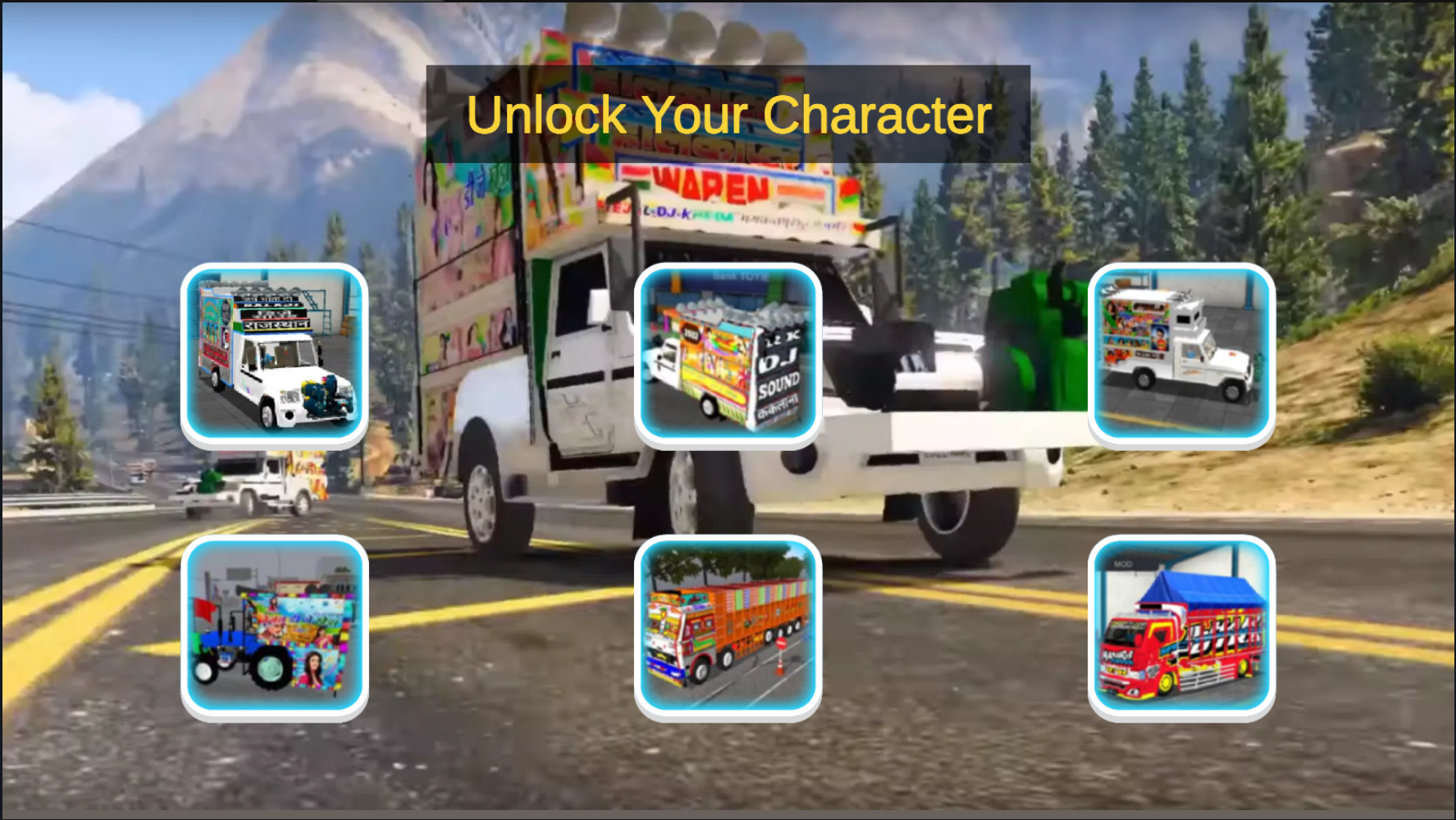 DJ Gadi Wala Truck Indian 2023 Game Screenshot