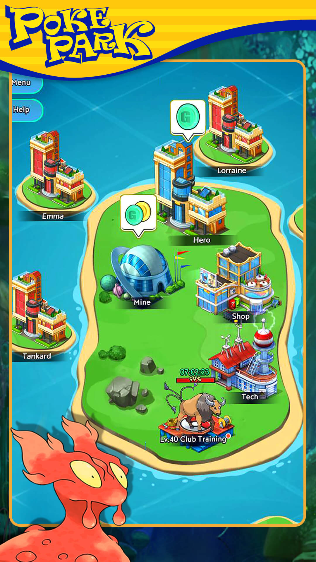 Poke Park screenshot game