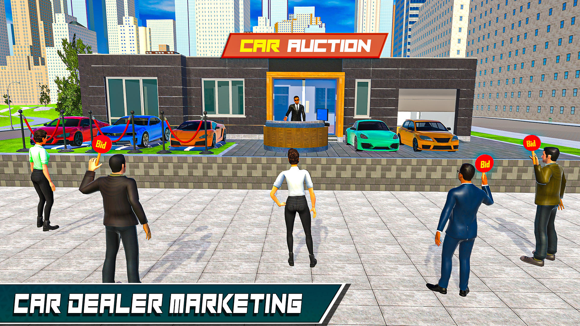 Car dealer tycoon Sim Games screenshot game