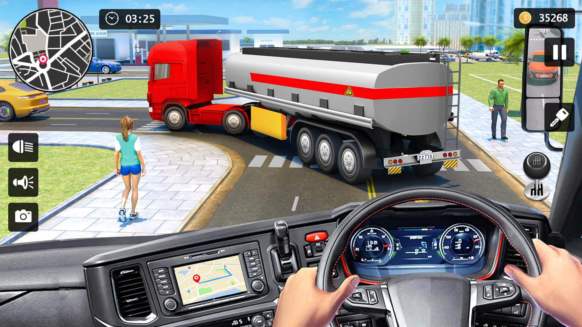 Screenshot 1 of 트럭 모의 실험 장치 게임 3D 1.2.1