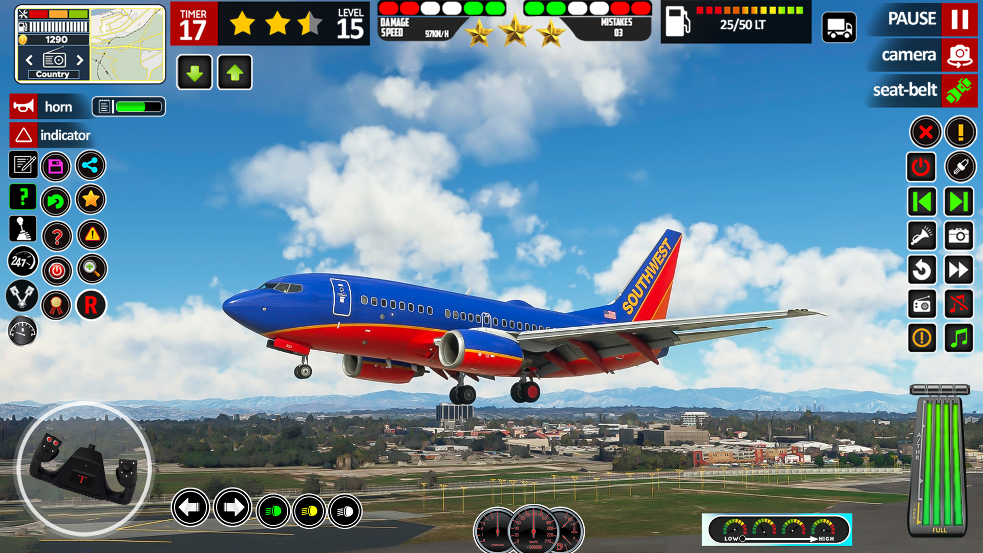 Captura de Tela do Jogo Jogos de Aviões de Passageiros