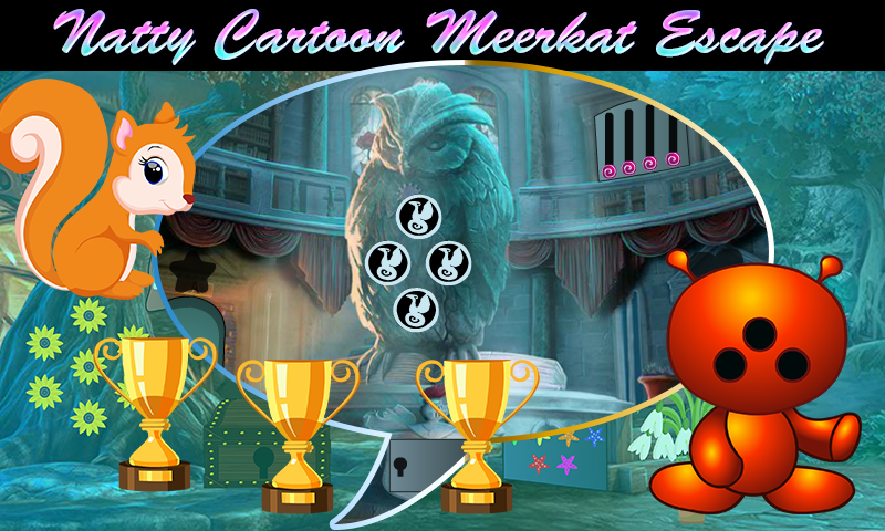 Best Games - 29  Natty Cartoon Meerkat Escape Game ゲームのスクリーンショット