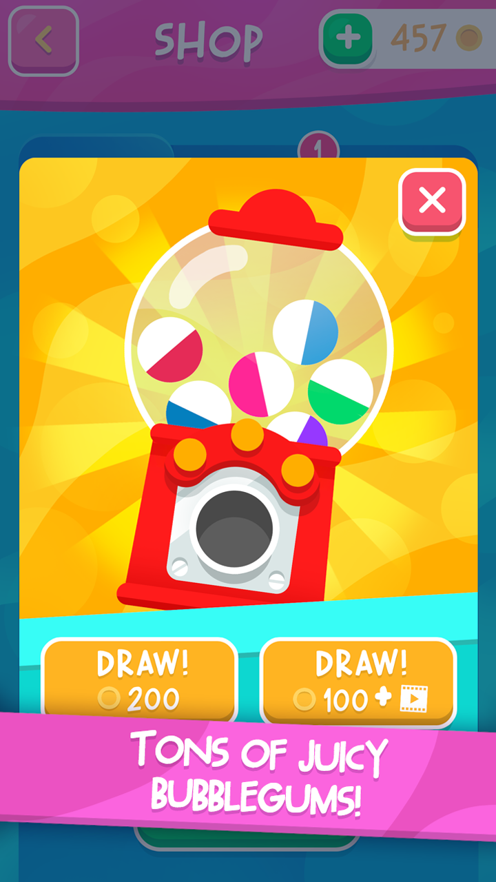 Bubblegum Hero Game Screenshot