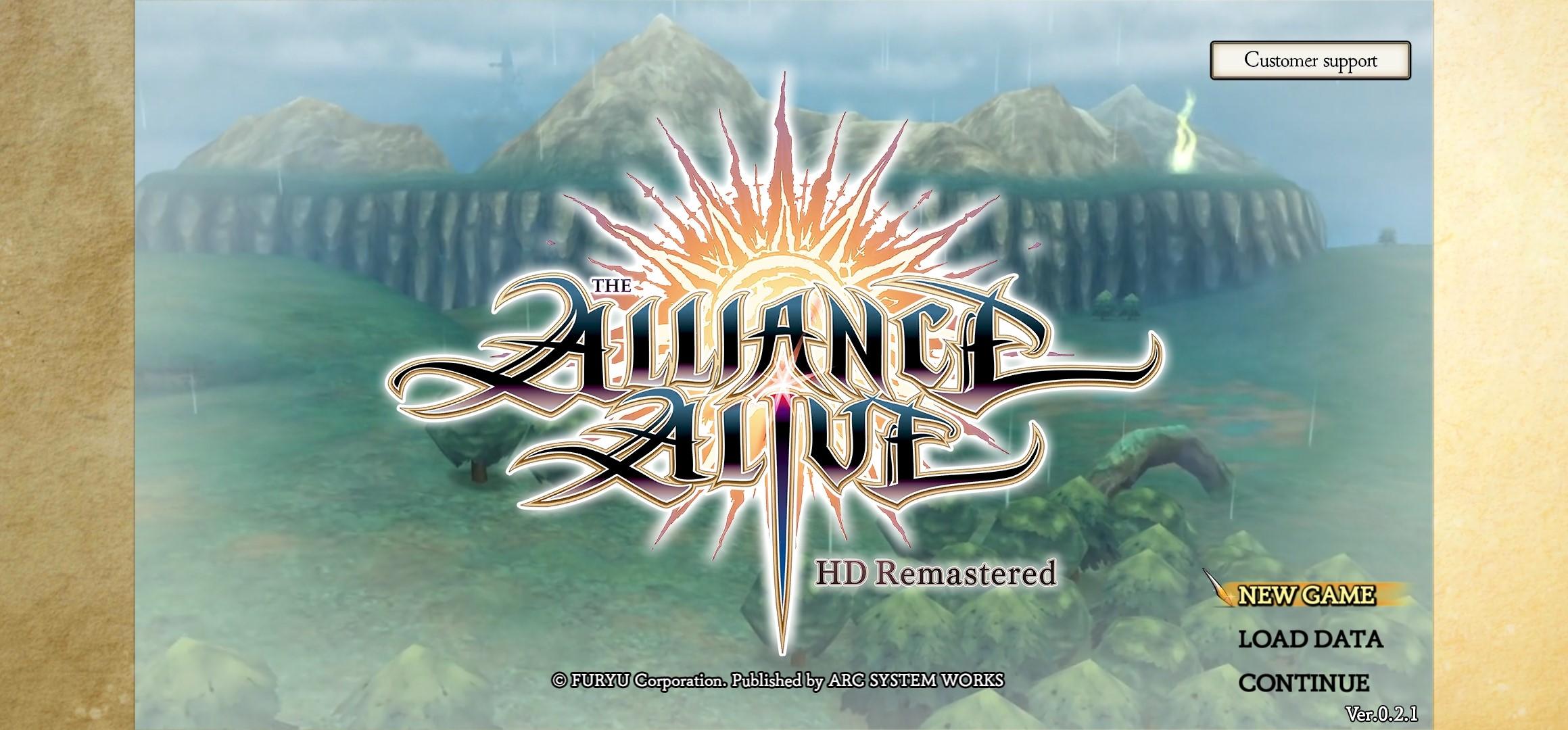 Screenshot of Alliance Alive HD Remastered