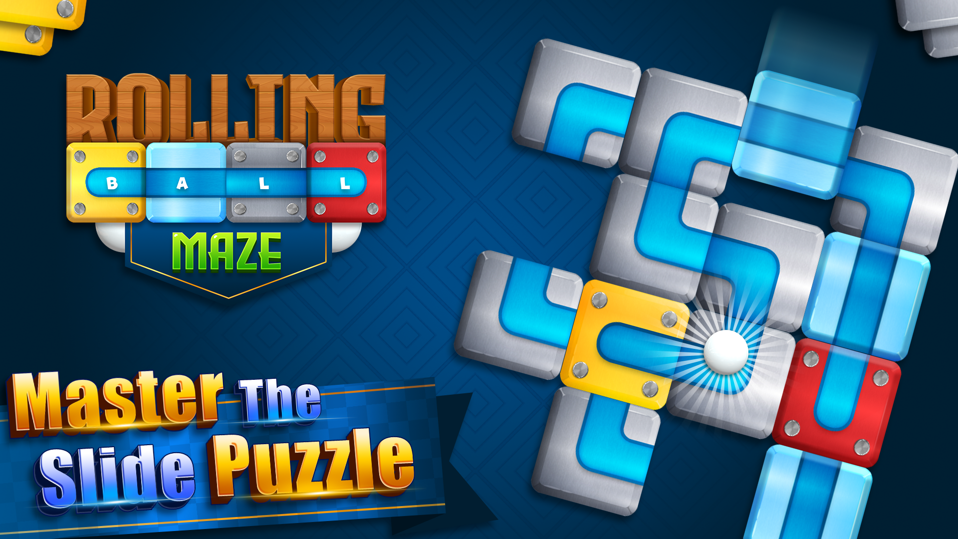 Captura de Tela do Jogo Rolling Ball Maze・Block Puzzle