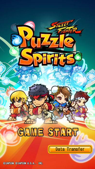Street Fighter Puzzle Spirits 게임 스크린 샷