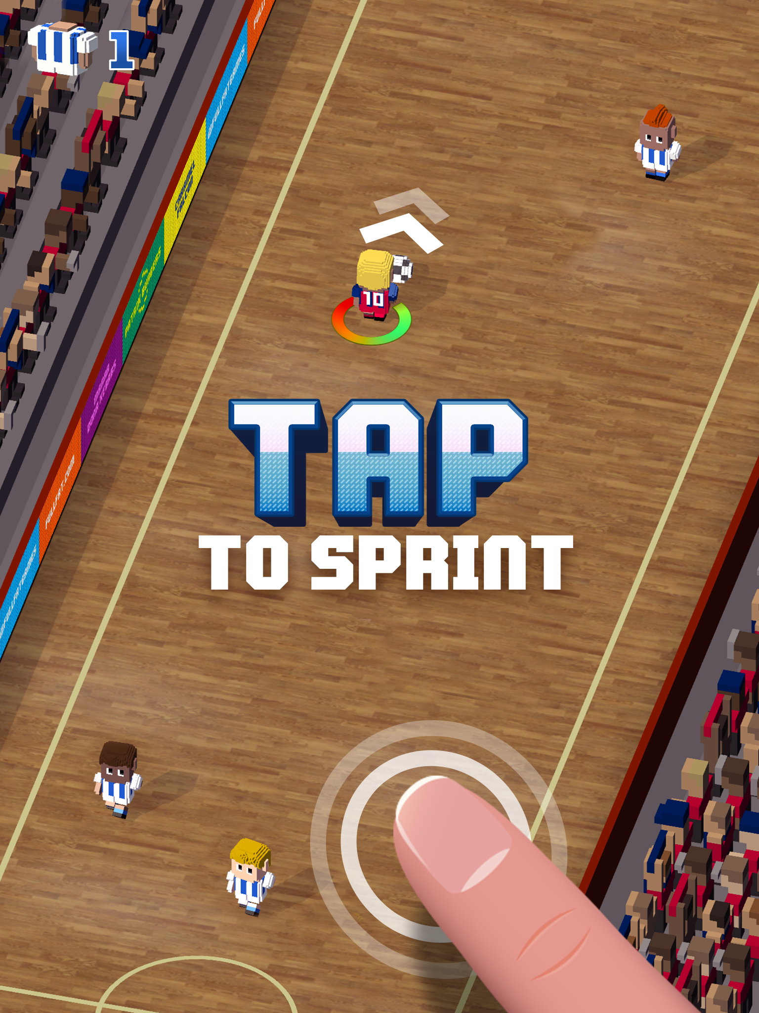 Blocky Soccer ゲームのスクリーンショット