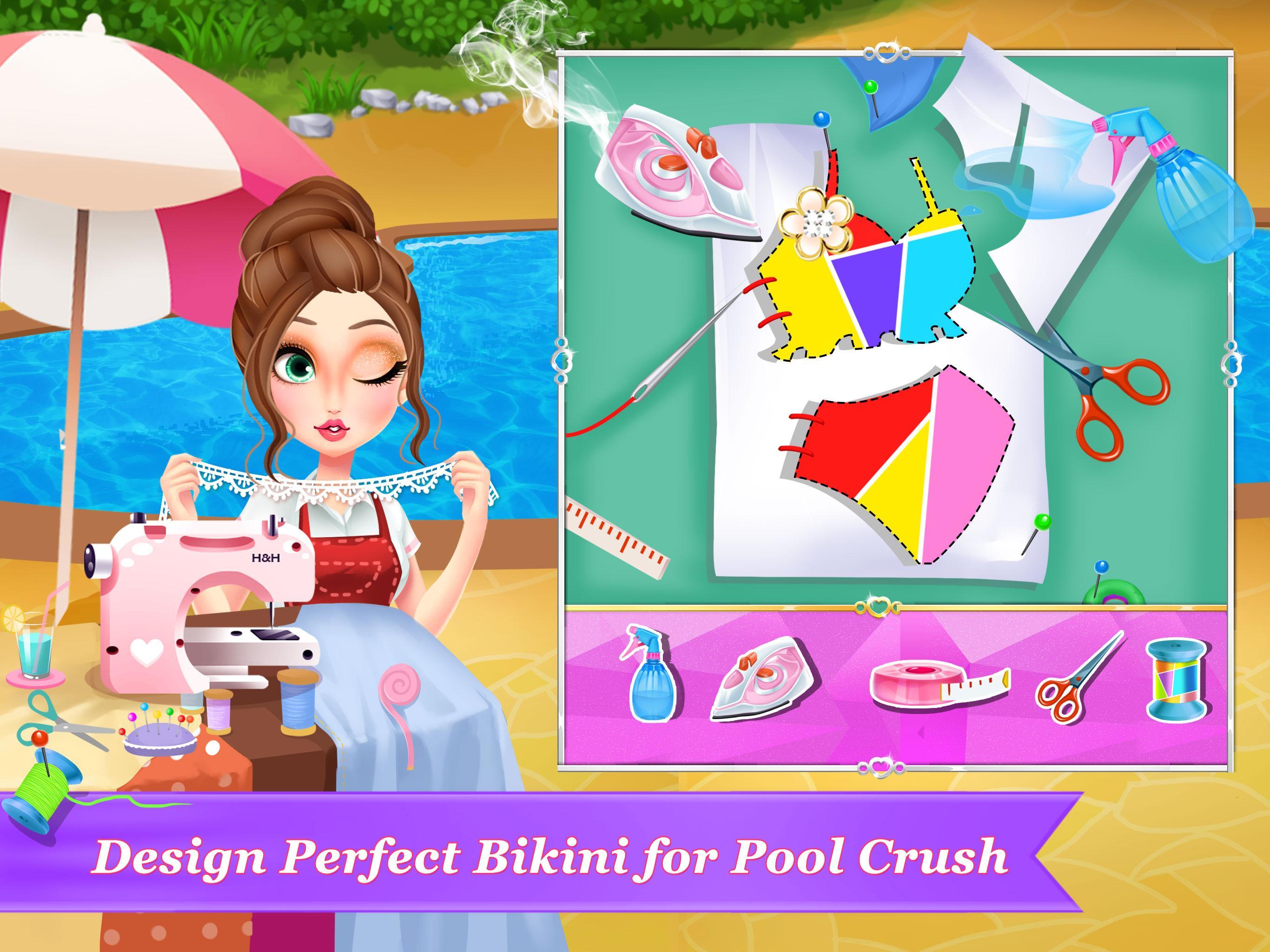 Captura de Tela do Jogo Amor na piscina